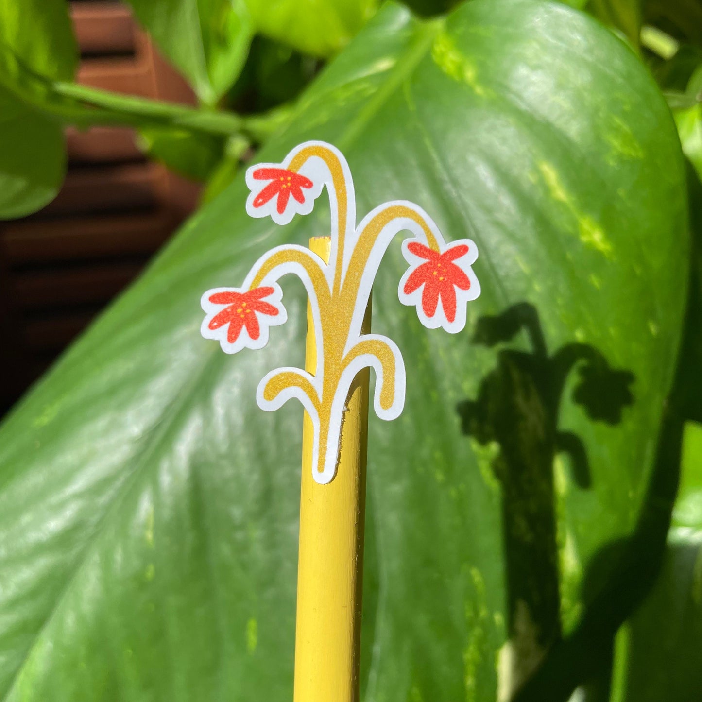 Flowers | Hoja de pegatinas stickers decoración | Pack de pegatinas precortadas