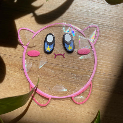 Kirby Suncatcher, Pegatina atrapasol reutilizable para ventana