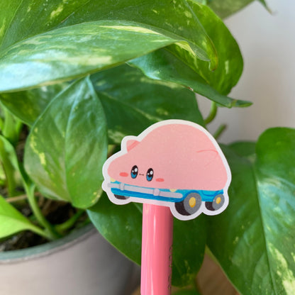 Pegatinas Kirby, Hoja de pegatinas stickers decoración, Pack de pegatinas precortadas