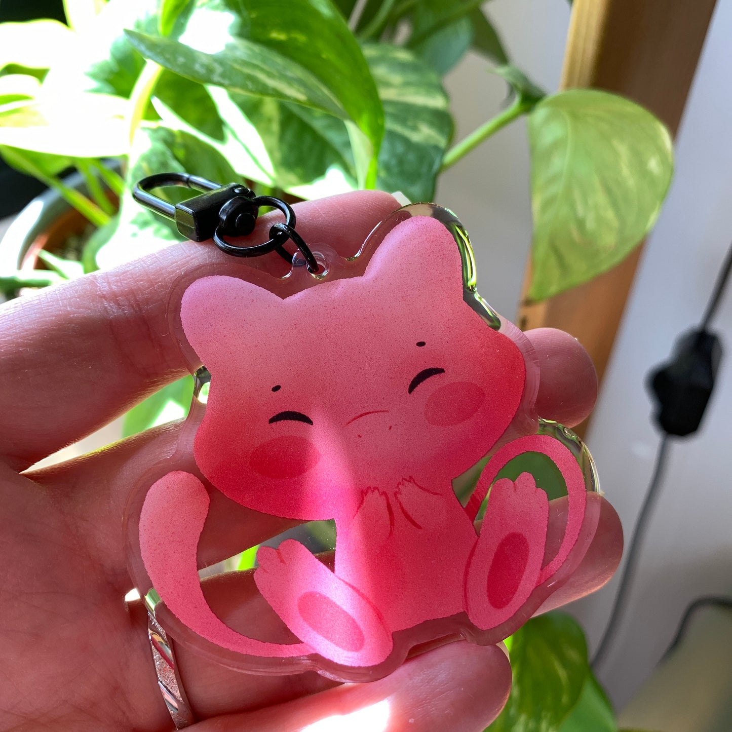 Mew-Poke Keyring | llavero | Fanart colgante regalo llaves mochila