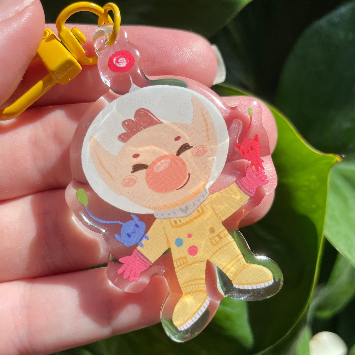 Llavero Olimar | Capitan Olimar Pikmin Keyring Keychain Acrilico colgante regalo llaves mochila Keychain