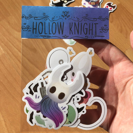 Pack Pegatinas Hollow Knight: Stickers Pack Fanart