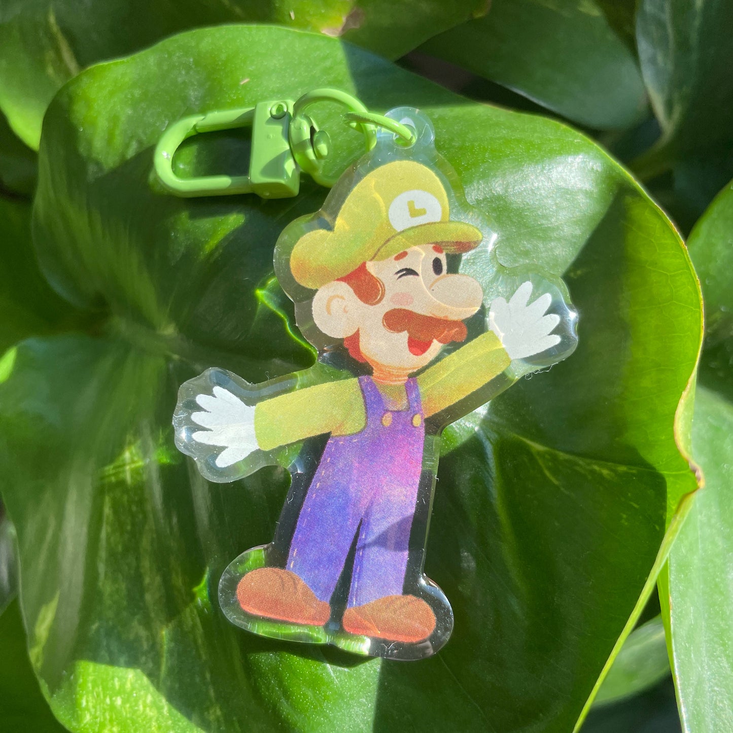 Llavero Luigi | Keyring Keychain Acrilico colgante regalo llaves mochila Keychain