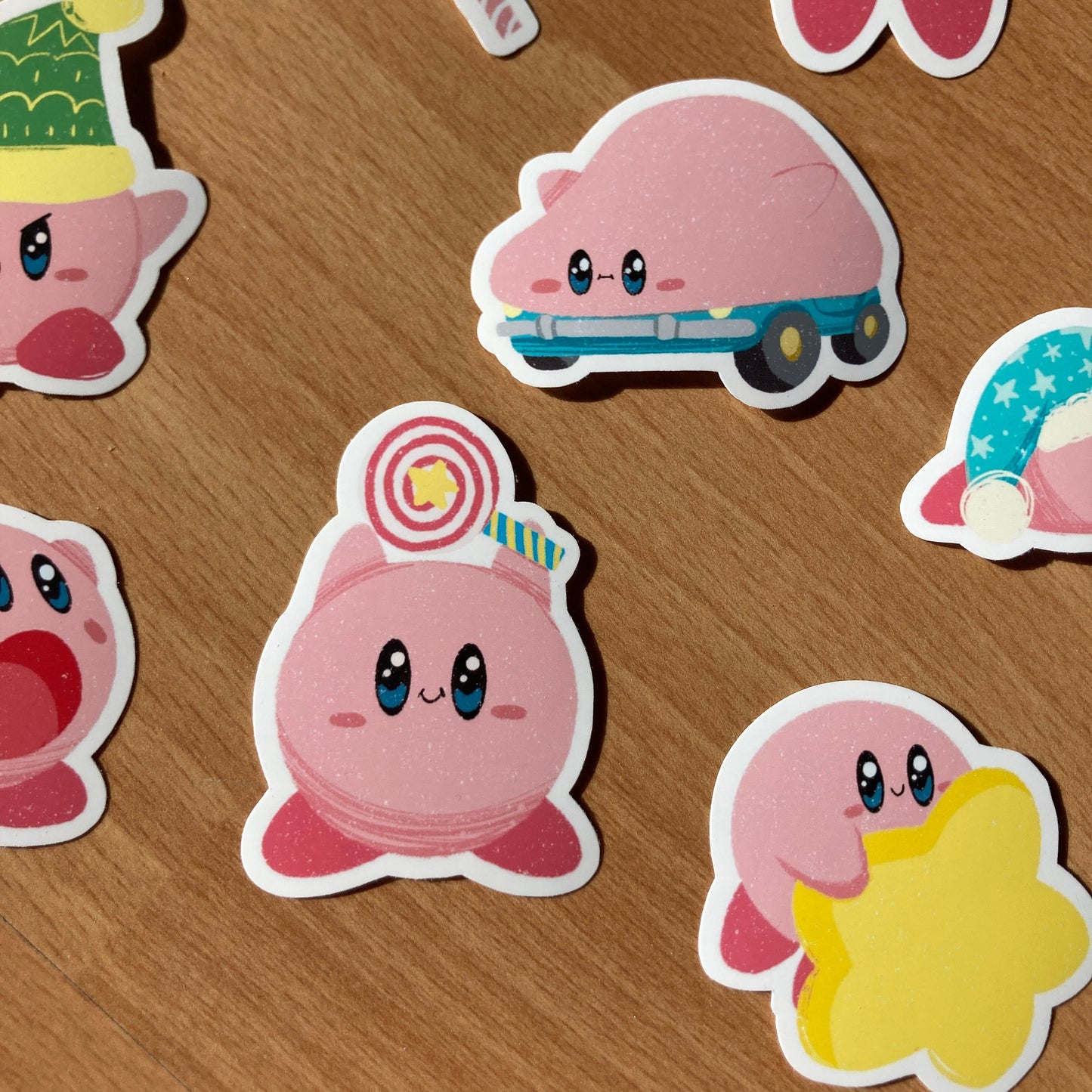 Pack Pegatinas Kirby: Stickers Pack Fanart