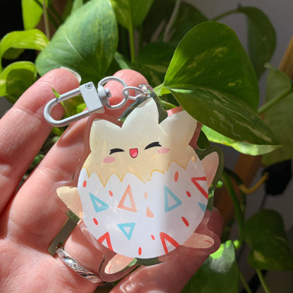 Togepi-Poke Keyring | llavero | Fanart colgante regalo llaves mochila