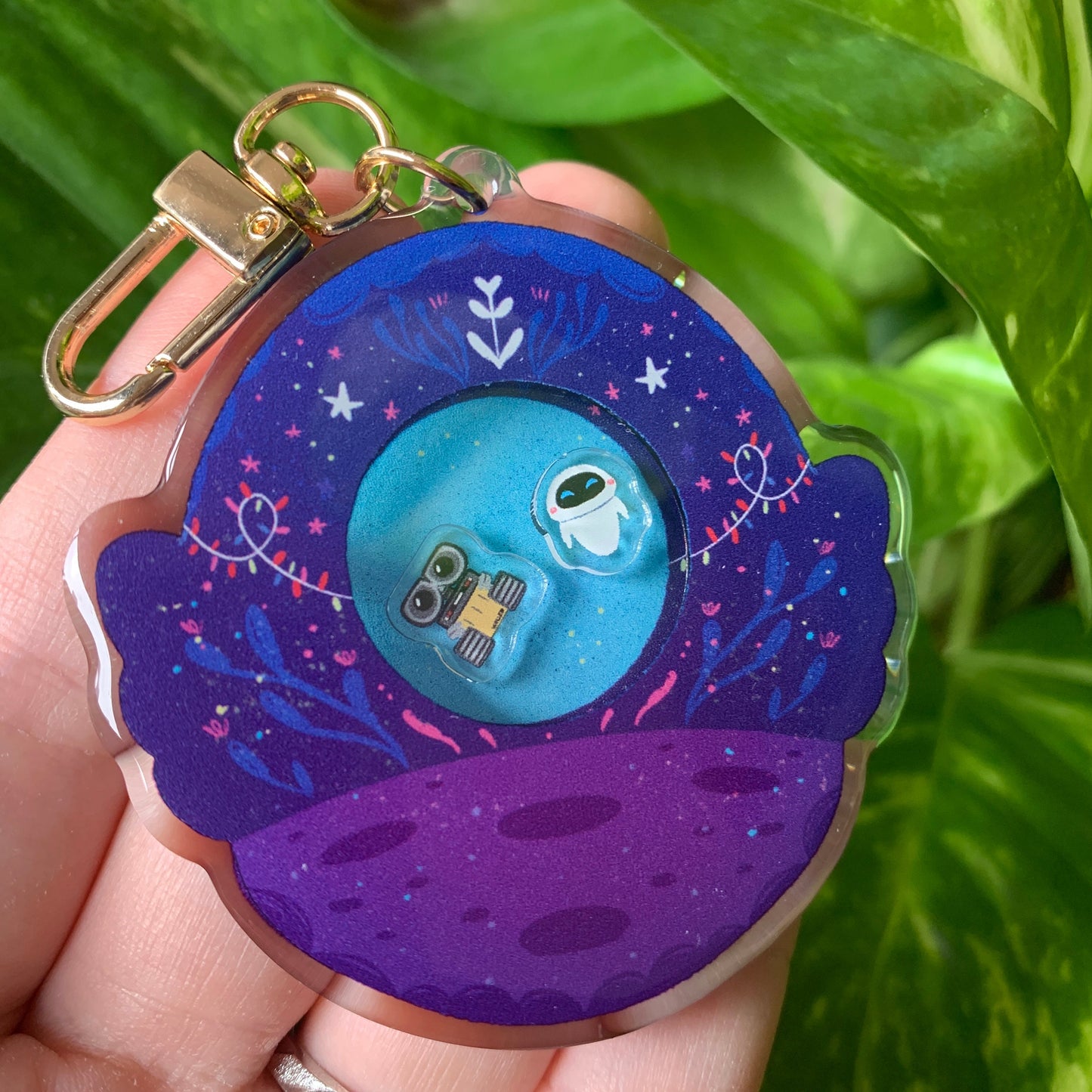 Shaker Wall-E & EVA | Tamagotchi Llavero Colgante