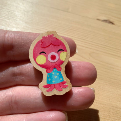 Pin de madera natural, Marina Animal Crossing New Horizons, Nintendo Switch