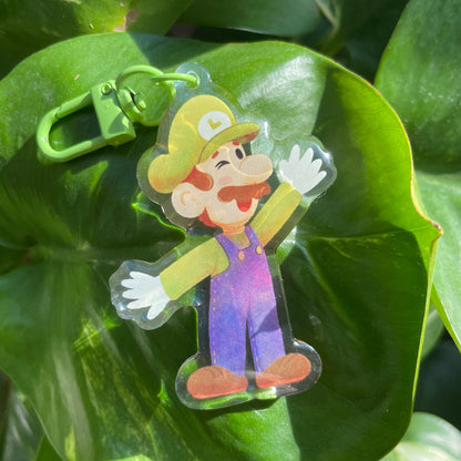 Llavero Luigi | Keyring Keychain Acrilico colgante regalo llaves mochila Keychain