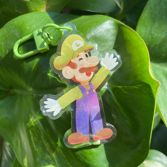 Llavero Luigi | Keyring Keychain Acrilico colgante regalo llaves mochila Keychain