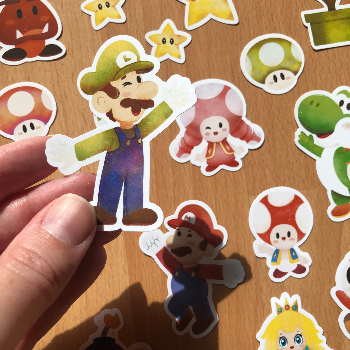Pack Pegatinas Super Mario Bros | Stickers Pack | Fanart Nintendo