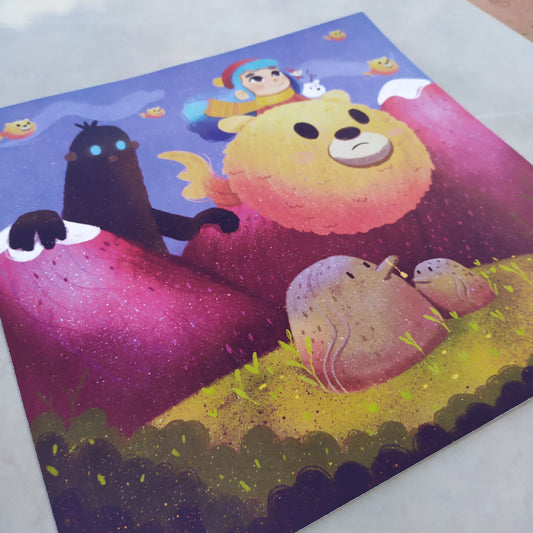 Print Hilda | Fanart Hilda | Ilustración Hilda | Netflix Fan Art | Illustration Dena Boral | Hilda The Series