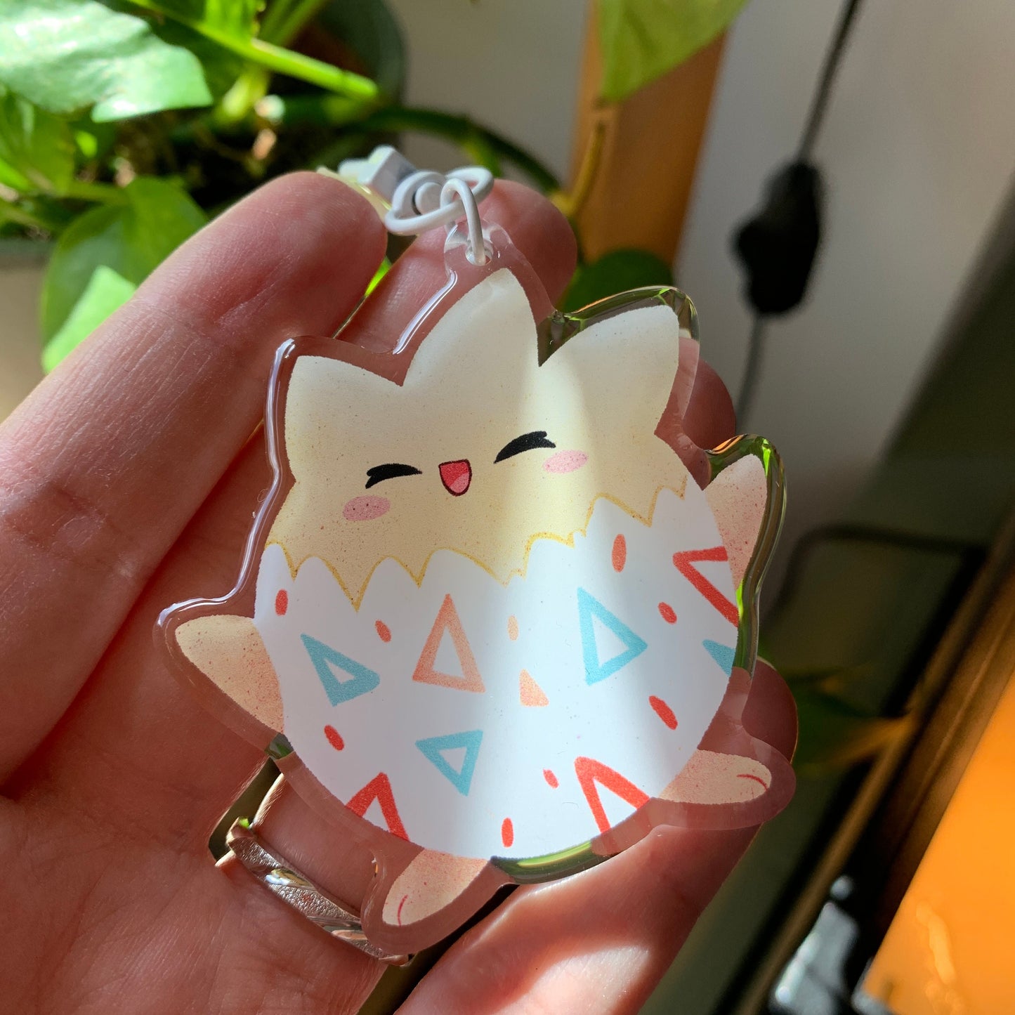 Togepi-Poke Keyring | llavero | Fanart colgante regalo llaves mochila