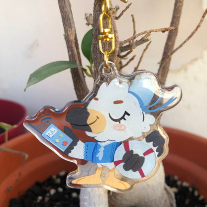Gulliver Keyring | Gulliver llavero | Animal Crossing Llavero | New Horizons | Llavero colgante regalo llaves mochila Keychain