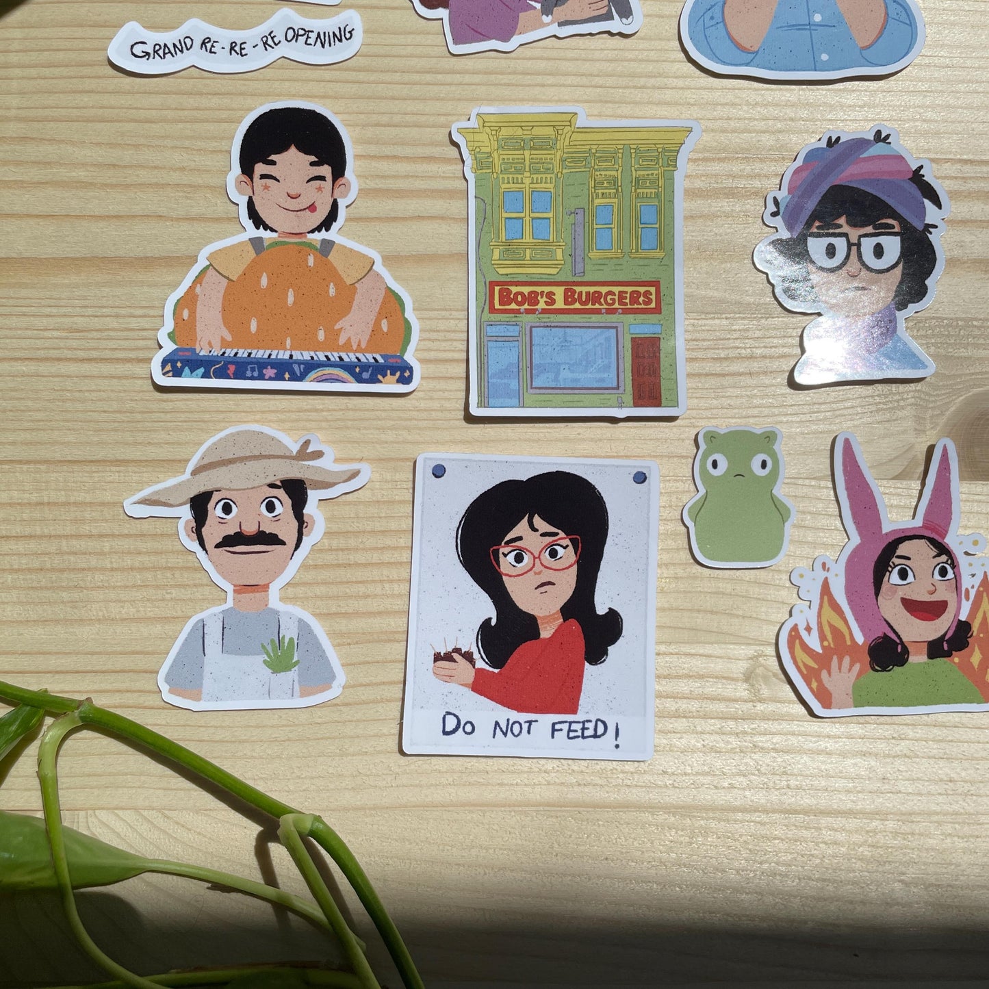Pack Pegatinas Bobs Burgers:  Stickers Pack Fanart