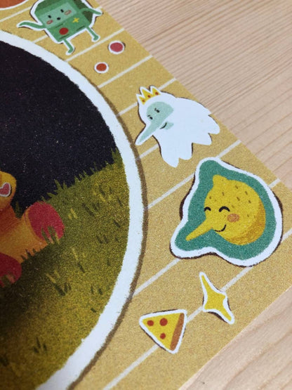 Print Hora de Aventuras | Fanart Jake el perro | Ilustración impresa Adventure Time