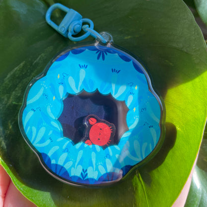 Shaker Cangrejo Llavero | Tamagotchi shaker Keychain