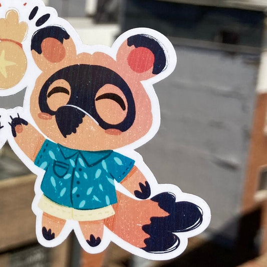 Pegatina Nendo & Tendo Animal Crossing New Horizons | Cuaderno Decoración iPad Portatil Stickers Removible