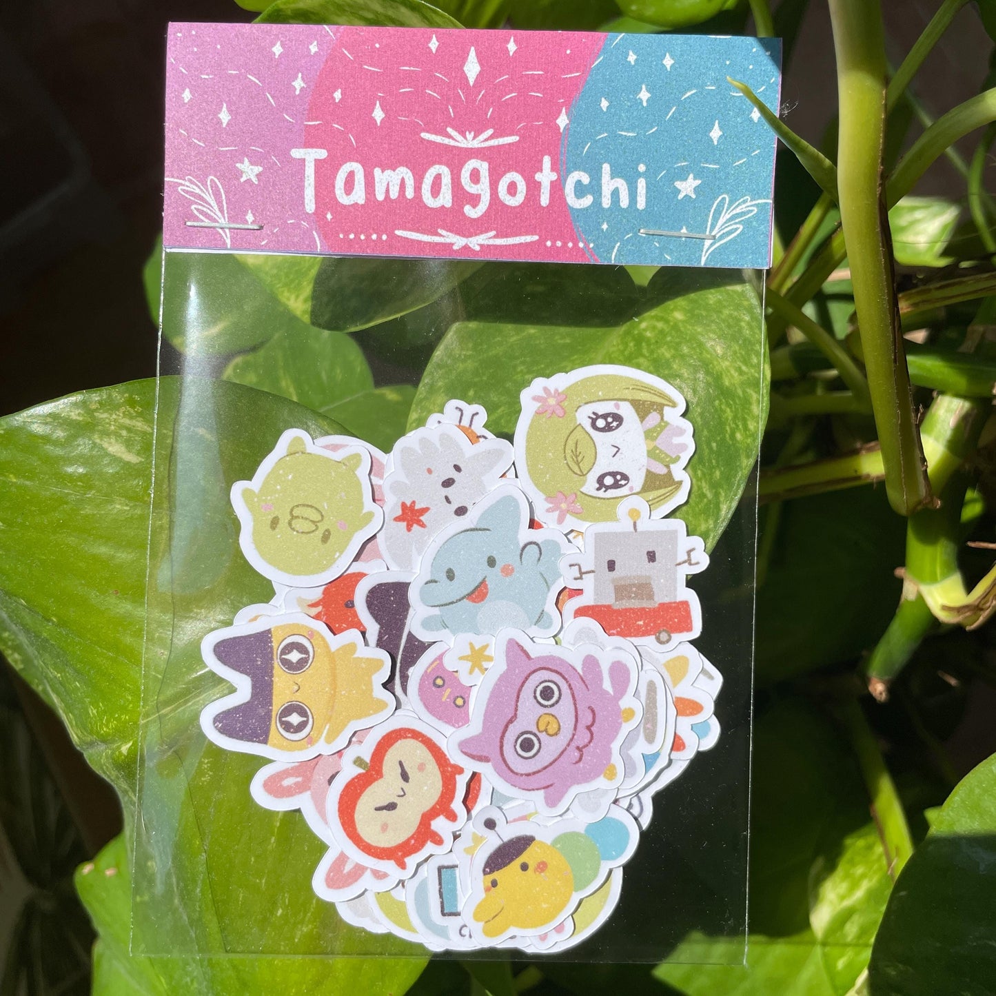 Pack Pegatinas Tamagotchi, Stickers Pack Fanart de la colección "Tamagotchi Paradise"