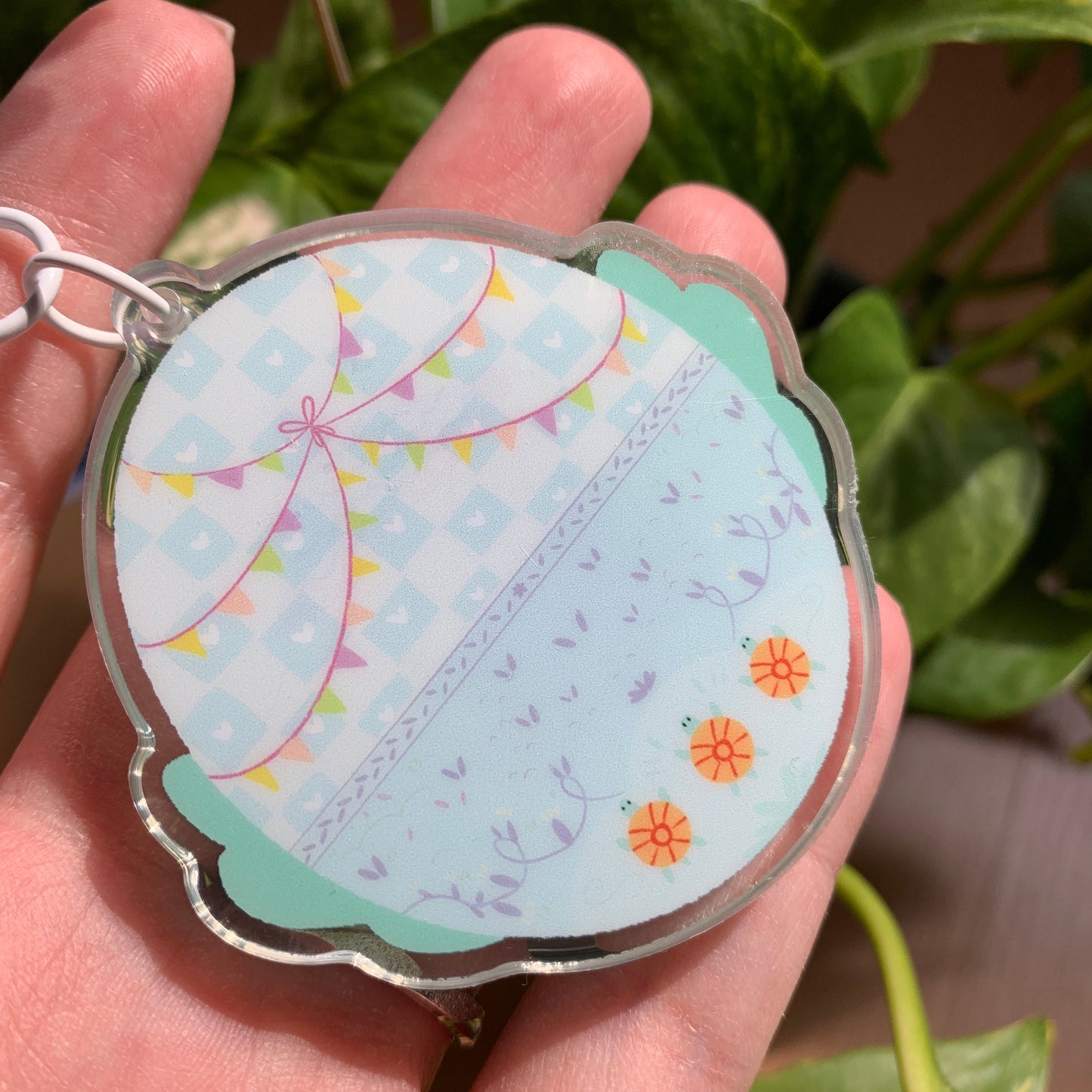 Llavero perro caseta marrón | Tamagotchi shaker