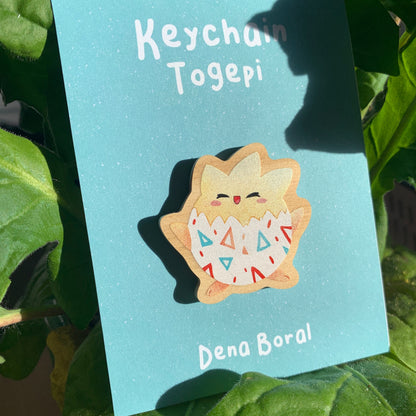 Pin de Madera Togepi-poke | Togepi-poke Wooden Pin Badge | togepi-poke