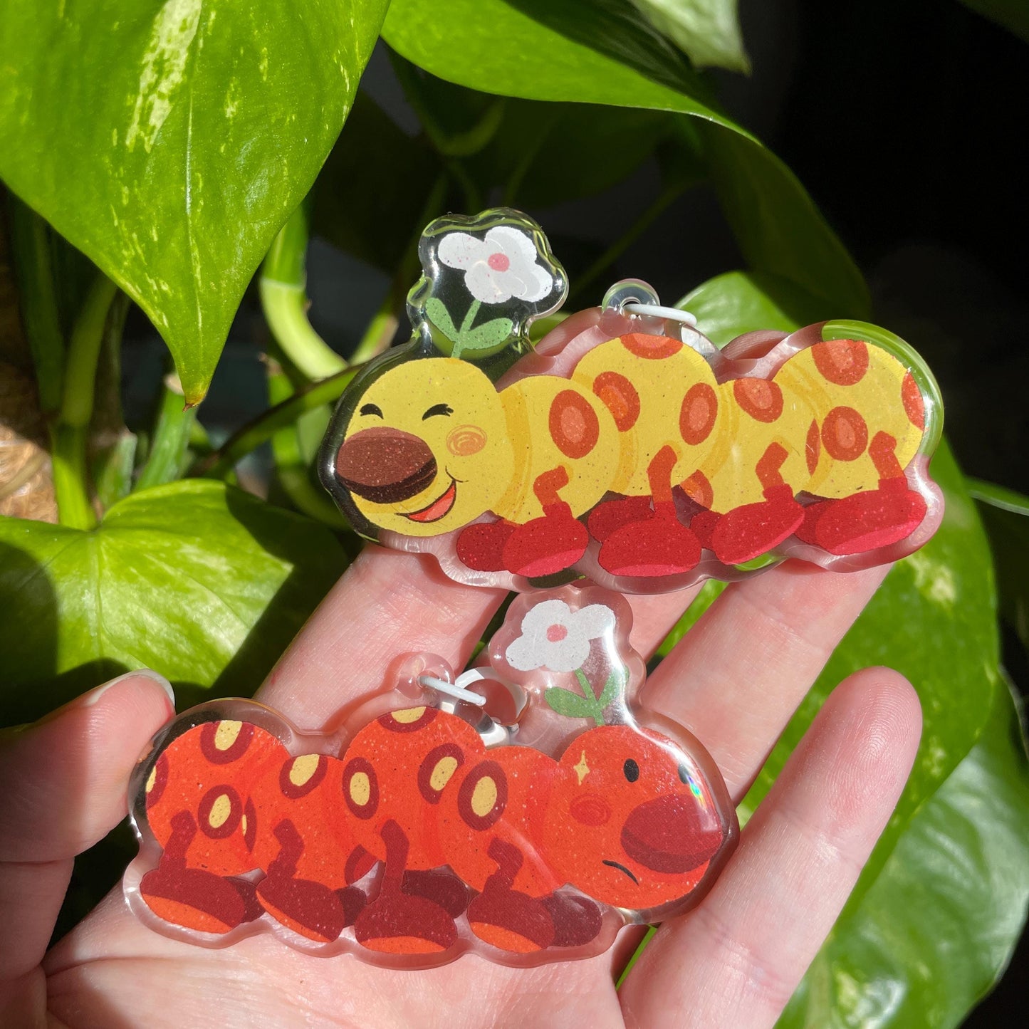 Llavero Floruga Doble Diseño | Keyring Keychain Acrilico colgante regalo llaves mochila Keychain