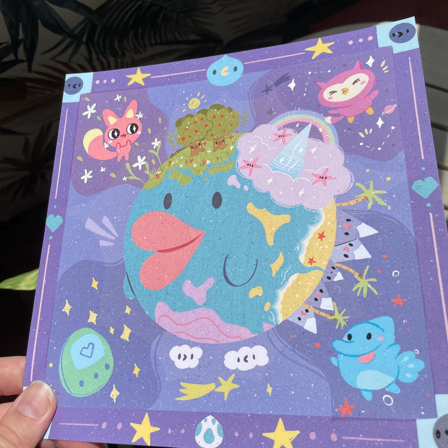 Print Tamagotchi Paradise de la colección de ilustraciones "Welcome Tamagotchi Paradise"