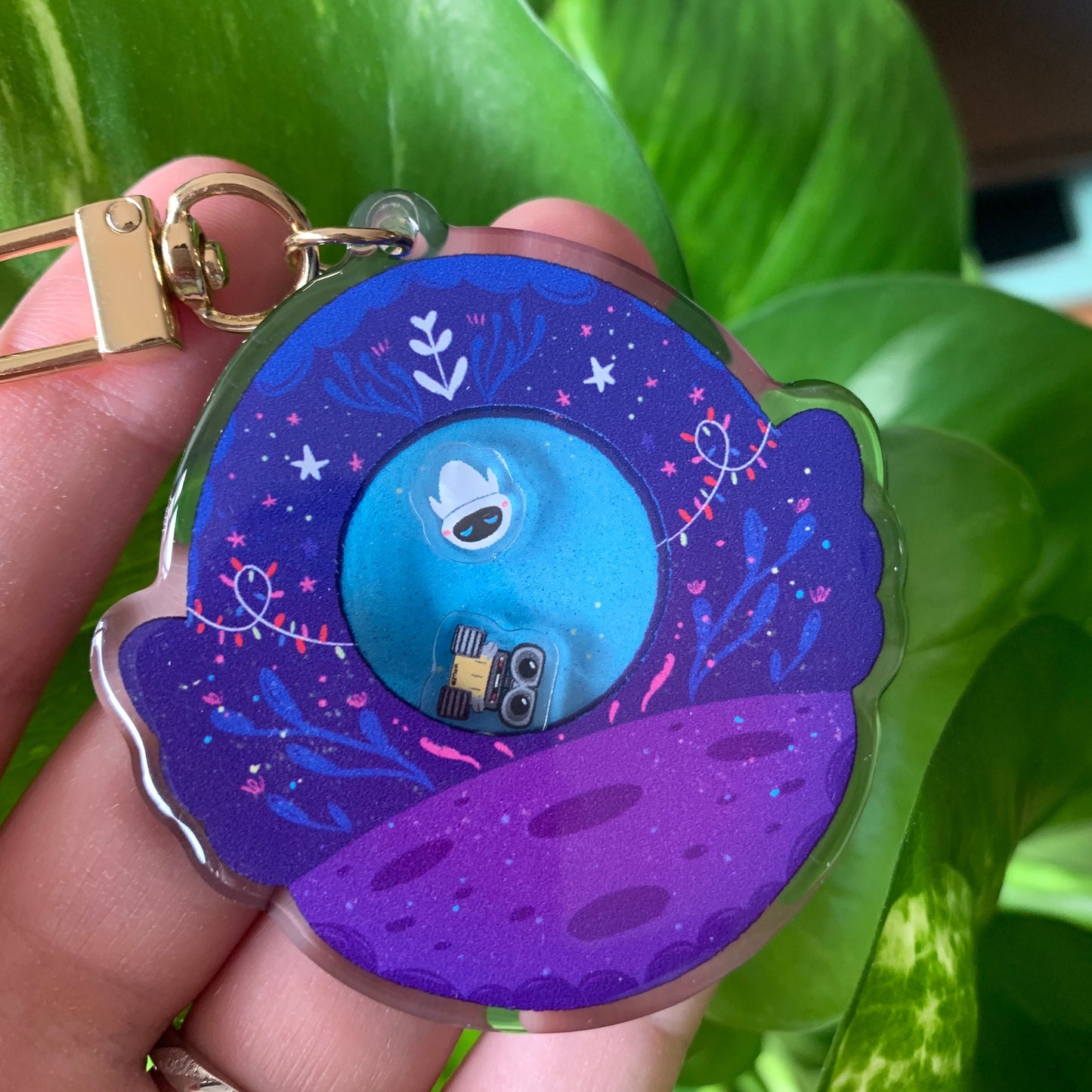 Shaker Wall-E & EVA | Tamagotchi Llavero Colgante