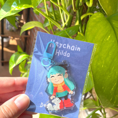 Hilda Fan Pack: Pegatinas, Llavero y Pin de Madera de Hilda
