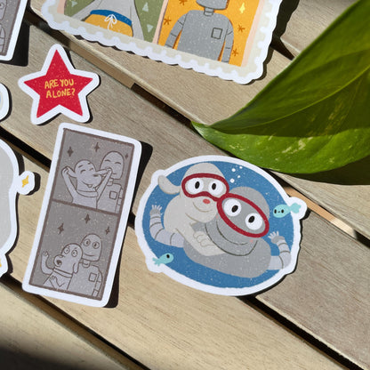 Pack Pegatinas Robot Dreams | Stickers Pack | Fanart