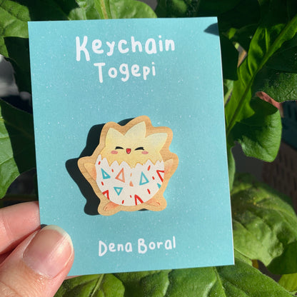 Pin de Madera Togepi-poke | Togepi-poke Wooden Pin Badge | togepi-poke