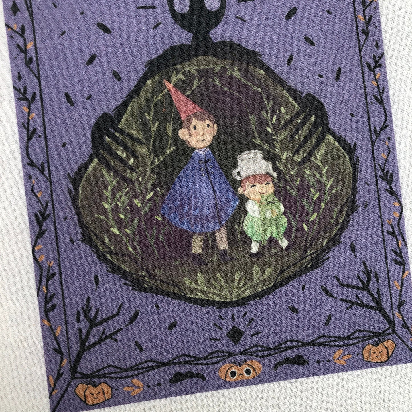 Tote Bag Más Allá del Jardín | Bolsa Tela Fanart Over The Garden Wall | HBO Fan Art 100% Algodón 40x40cm 16x16inch