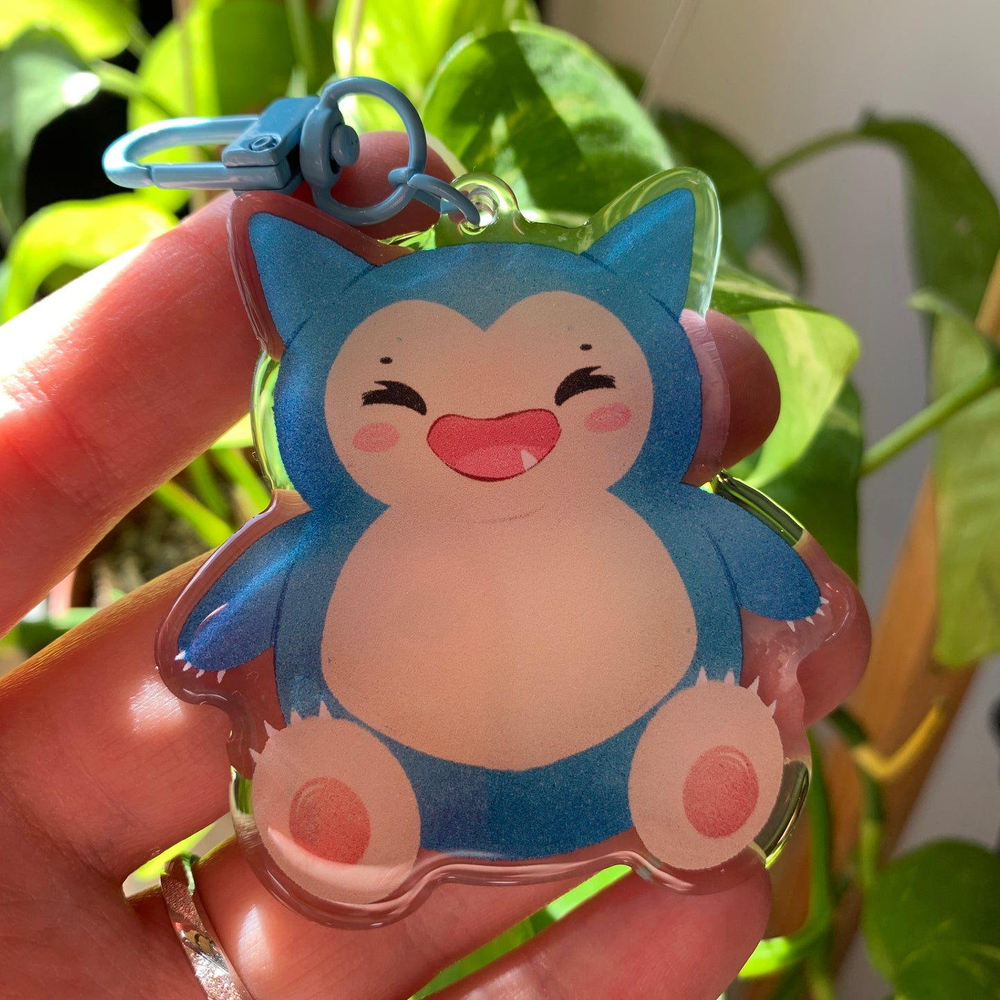 Snorlax-Poke Keyring | llavero | Fanart colgante regalo llaves mochila