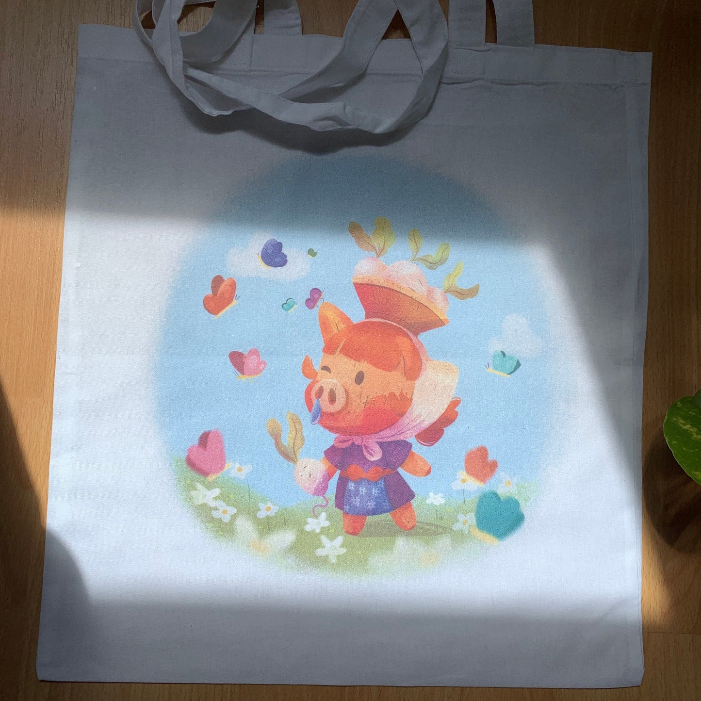 Tote Bag Juliana Animal Crossing | Bolsa Tela Fanart Daisy Mae | Animal Crossing New Horizons Fan Art 100% Algodón 40x40cm 16x16inch