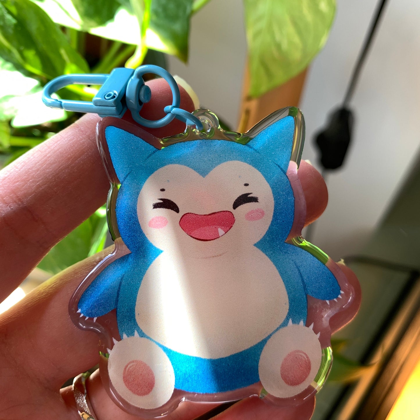 Snorlax-Poke Keyring | llavero | Fanart colgante regalo llaves mochila