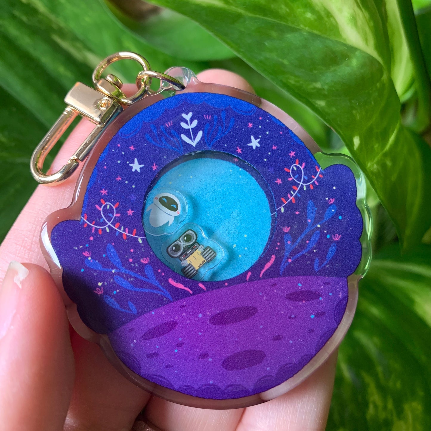 Shaker Wall-E & EVA | Tamagotchi Llavero Colgante