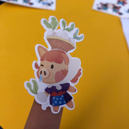 Pegatinas Animal Crossing New Horizons | Hoja de pegatinas stickers decoración | Pack de pegatinas precortadas