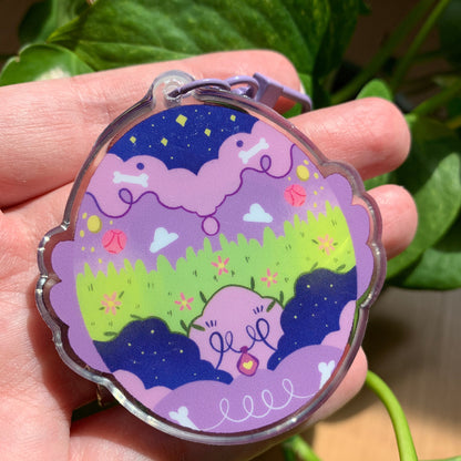 Llavero perro fanart | Tamagotchi shaker