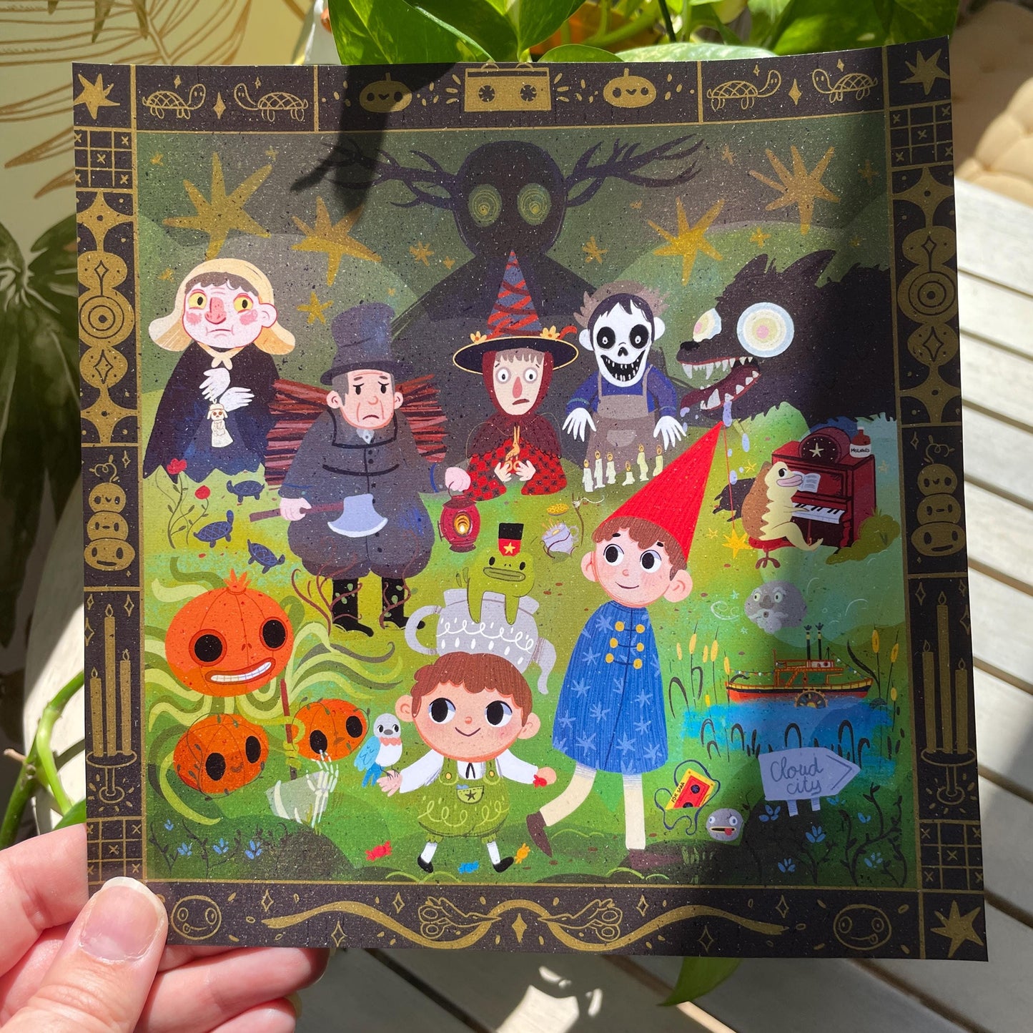 Print Over The Garden Wall World:  Fanart de la colección de ilustraciones "Over The Garden Wall"