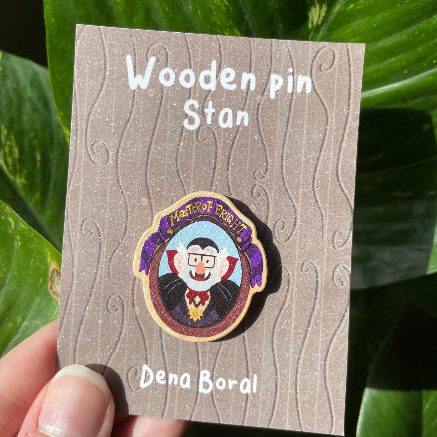 Summerween Stan Pines Gravity Falls Pin de Madera Natural