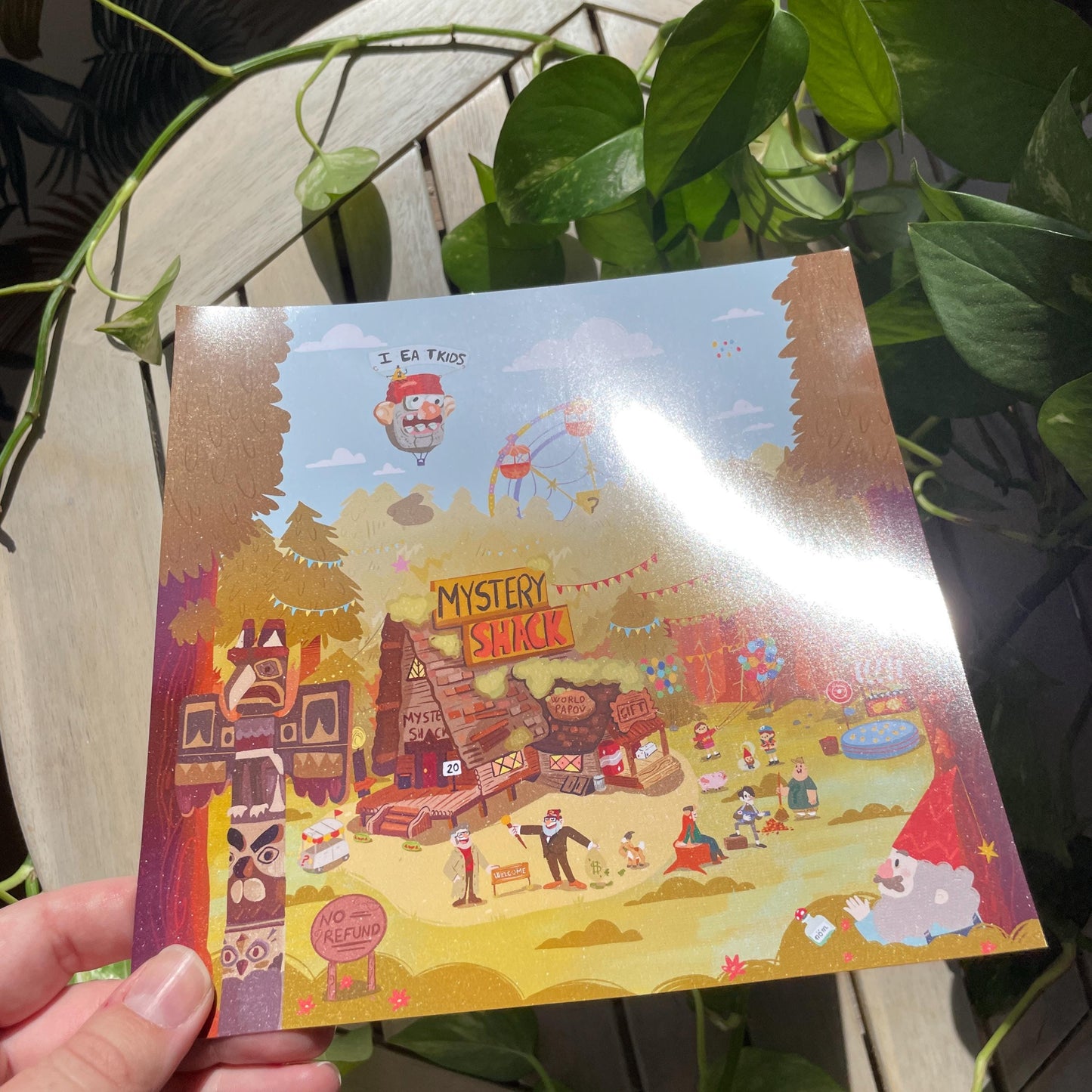 Print Gravity Falls Universe, Fanart, Ilustración impresa de la colección "Gravity Falls"