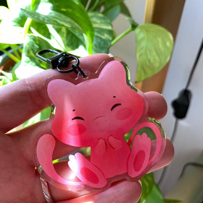 Mew-Poke Keyring | llavero | Fanart colgante regalo llaves mochila