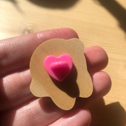 Pin de Madera Kirby | Wooden Pin Inspired Kirby | Pin Original Regalo Eco Friendly Madera Natural