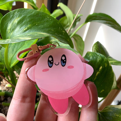 Llavero Kirby |Keyring Keychain Acrilico colgante regalo llaves mochila Keychain