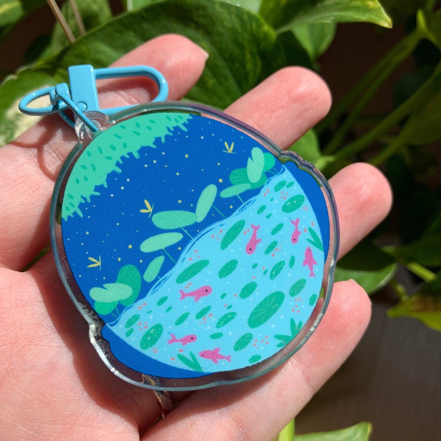 Shaker Rana y Nenufar Llavero | Tamagotchi shaker Keychain