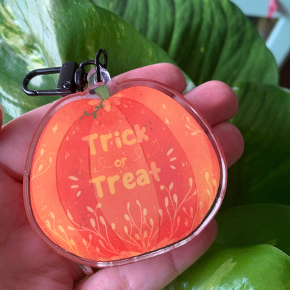 Llavero Halloween Calabaza | Tamagotchi shaker