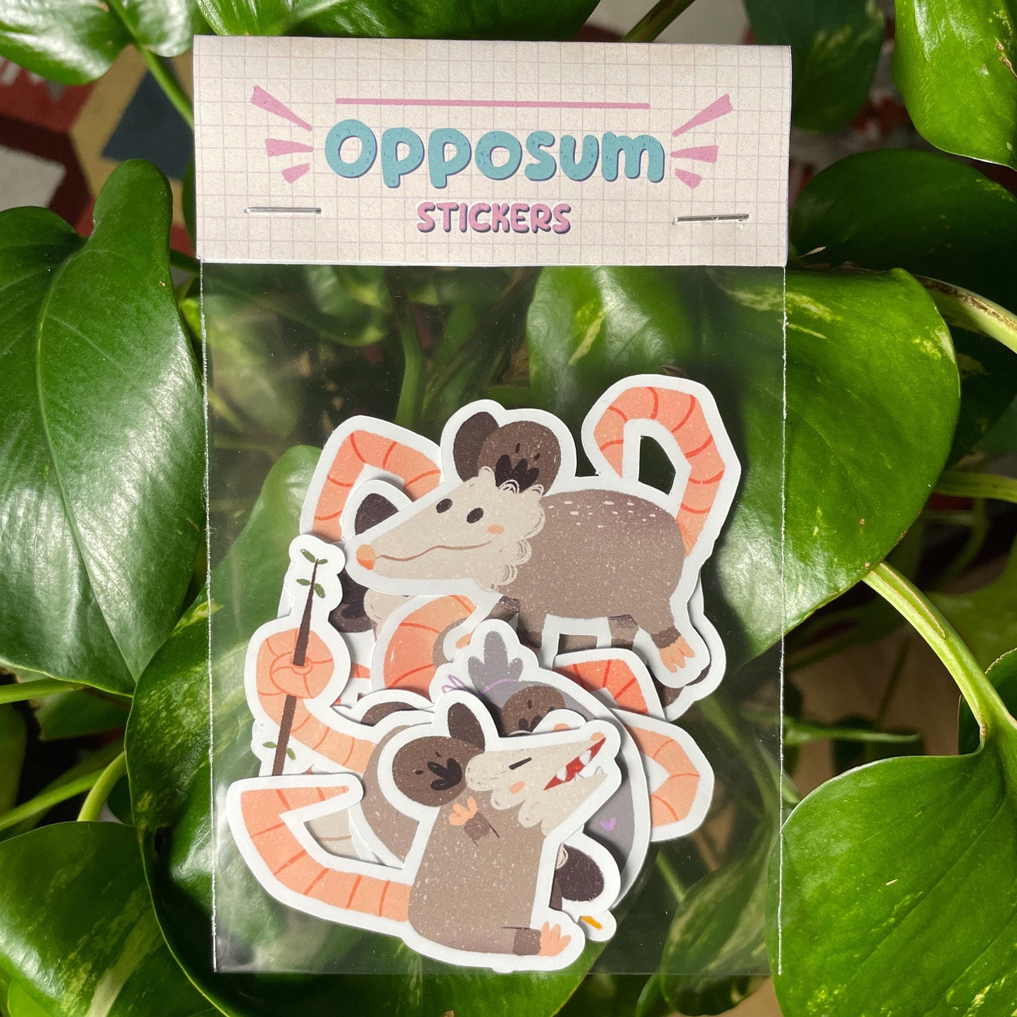 Pack de Pegatinas Zarigüeyas