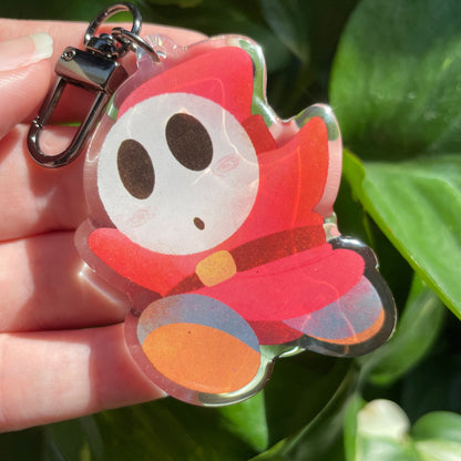 Llavero Shy-Guy | Keyring Keychain Acrilico colgante regalo llaves mochila Keychain