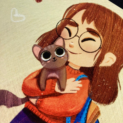 Print Cat Girl | Illustration | Ilustracion | Original Character | OC | Art Print | Draw