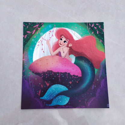 Print Ariel | Fanart Ariel | Ilustración Ariel | The Little Mermaid Fan Art | Disney Fan Art | La sirenita Disney Classics