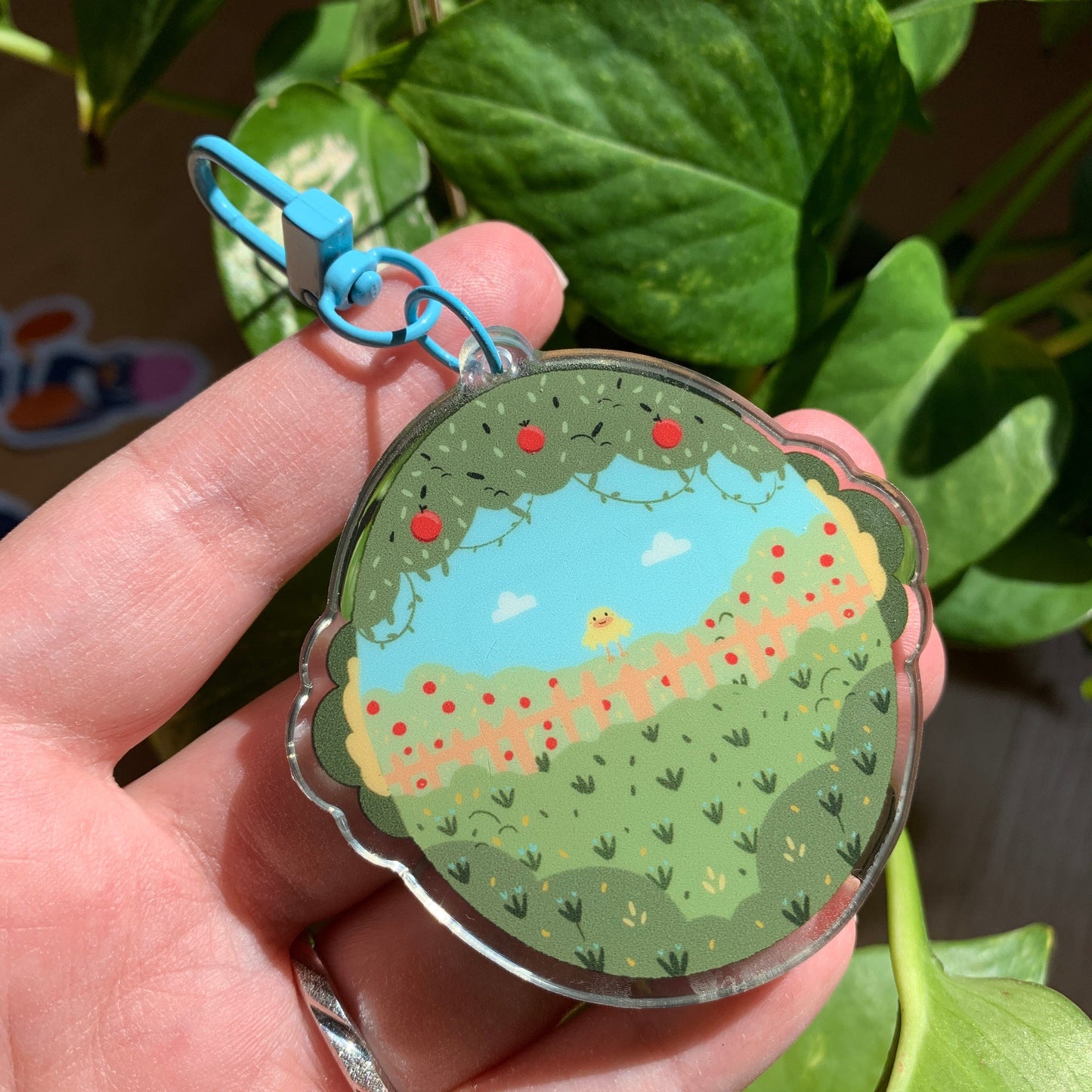 Llavero vaquita marrón | Tamagotchi shaker